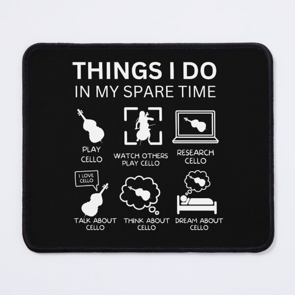 Item preview, Things I Do In My Spare Time For Cello Player And Orchestra Musicians As A Classical Cellist designed and sold by Funwithmusic.