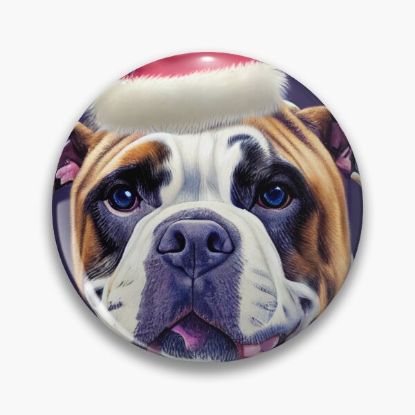 Item preview, Bulldog americano navideño: perfecto para los amantes de los animales designed and sold by ChristmaSpecial.