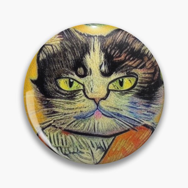 Item preview, Cat - Vangogh style designed and sold by Ashley Lustful.