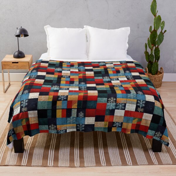 Item preview, Winter Patchwork Pattern designed and sold by Ironicdoll.