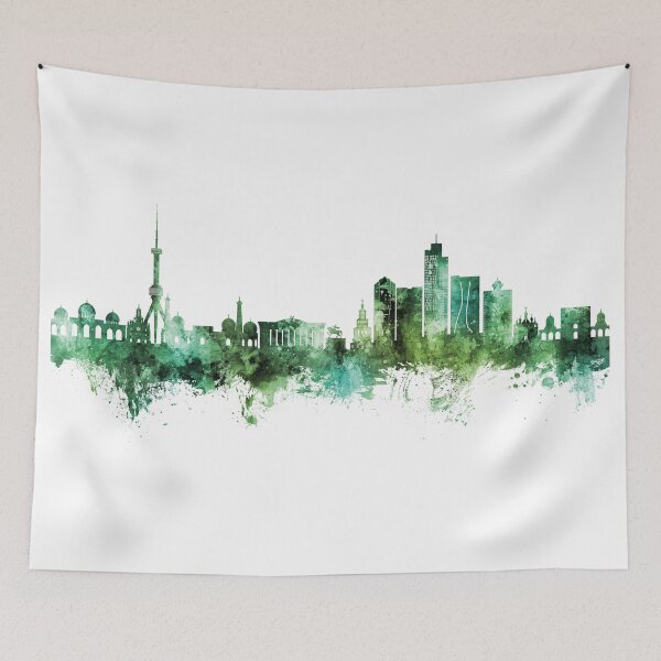 Item preview, Tashkent Uzbekistan Skyline designed and sold by ArtPrints.