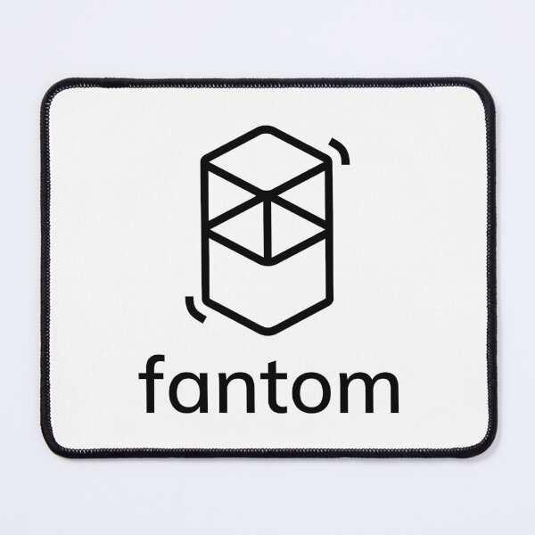 Item preview, Fantom FTM Crypto Altcoin - Clean Vertical Black Logo with Text Logo designed and sold by CryptoMoods.