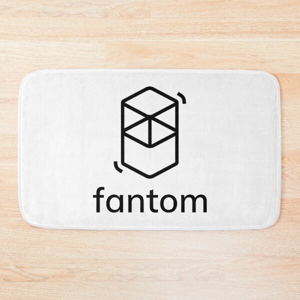 Item preview, Fantom FTM Crypto Altcoin - Clean Vertical Black Logo with Text Logo designed and sold by CryptoMoods.