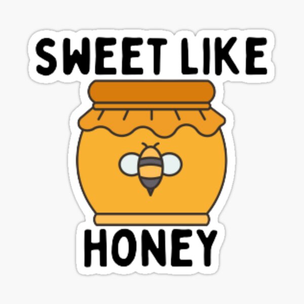 "sweet like honey Taylor Swift" Sticker for Sale by stainedauroras