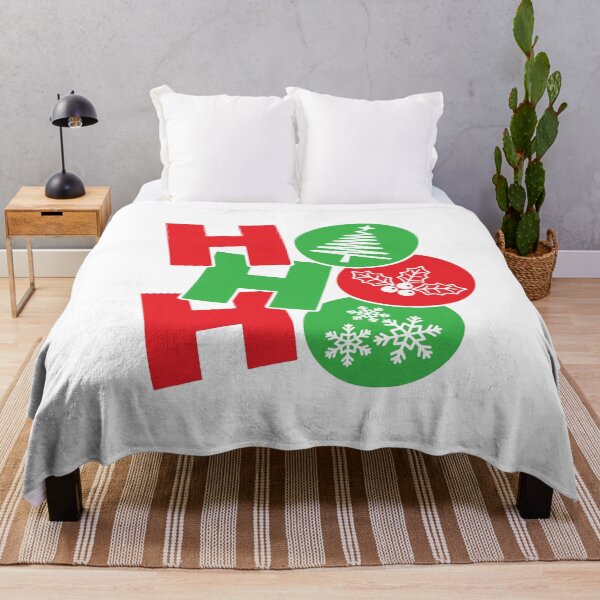 Item preview, Ho Ho Ho Christmas Winter sayings designed and sold by BlackSnowShop.