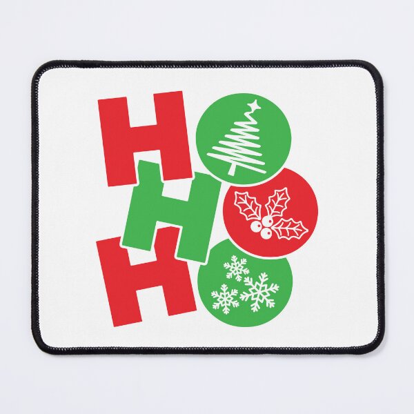 Item preview, Ho Ho Ho Christmas Winter sayings designed and sold by BlackSnowShop.