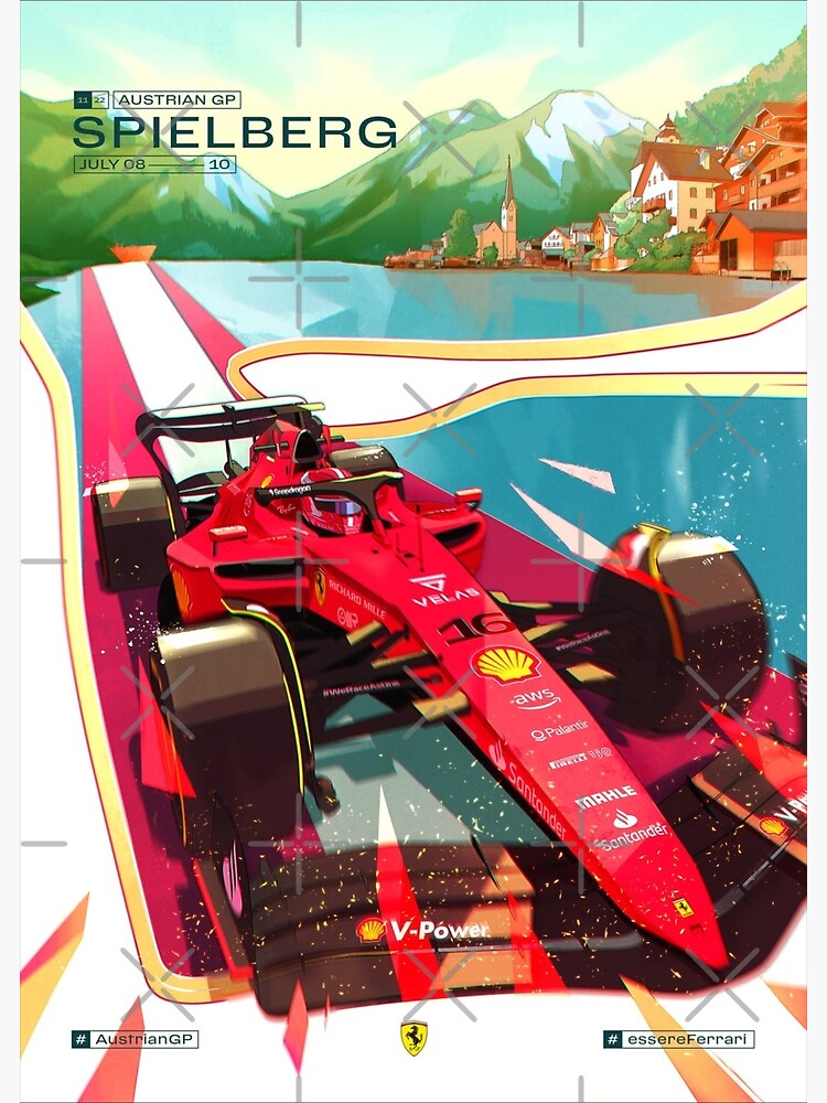 "F1 2022 Austrian Grand Prix Promo Poster" Poster for Sale by