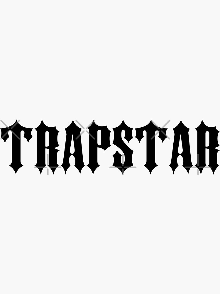 "TRAPSTAR LOGO" Sticker by KHADAT Redbubble