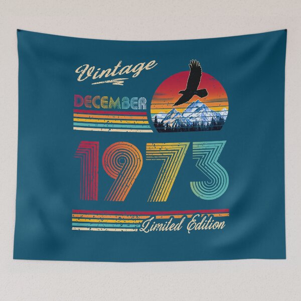 Item preview, December 1973 Birthday designed and sold by GreenSplash.