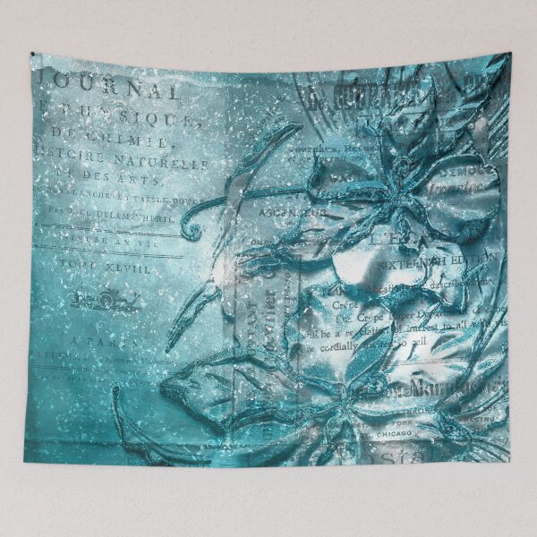 Item preview, blue embossed flowers designed and sold by TjsDesignsnMore.