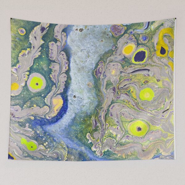 Item preview, Sudden Meditation 2  - abstract acrylic poring designed and sold by Julia Rudens.