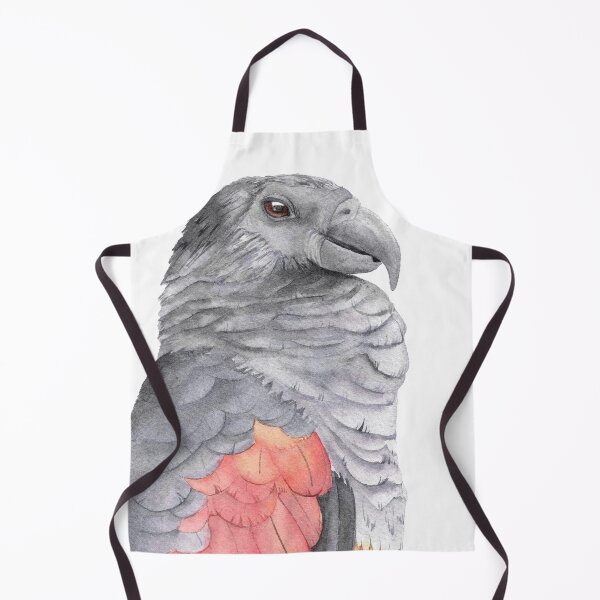 Item preview, Dracula pesquet parrot watercolor painting goth designed and sold by L'Atelier Oranjade.
