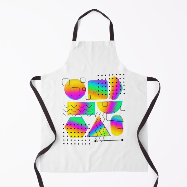 Item preview, Composition of Figures and Geometric Shapes in neon color designed and sold by MoshisooPrint.