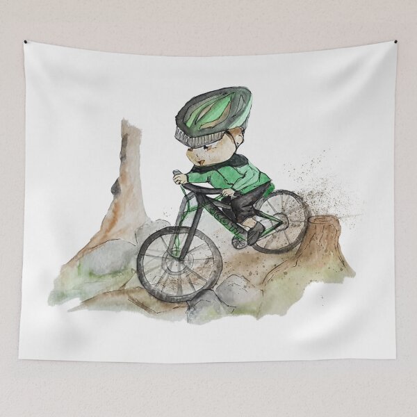Item preview, Mountain Bike Boy designed and sold by ClumsyDrawings.