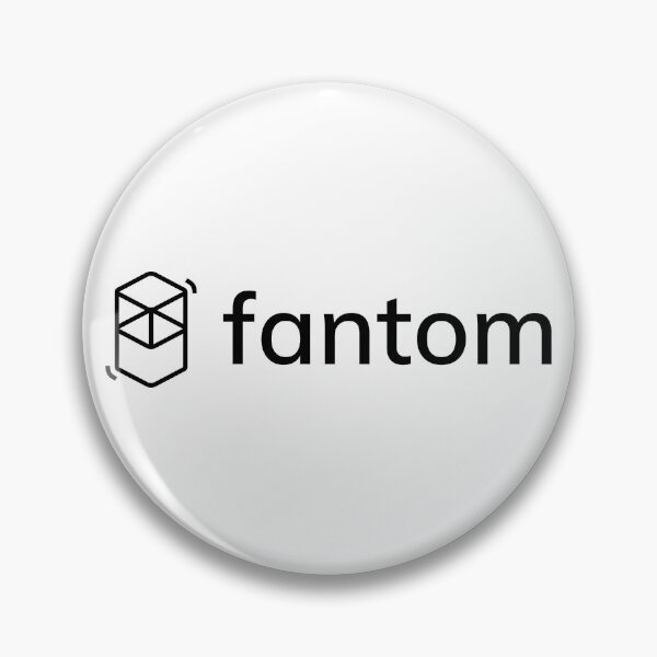 Item preview, Fantom FTM Crypto Altcoin - Clean Horizontal Black Logo with Text Logo designed and sold by CryptoMoods.