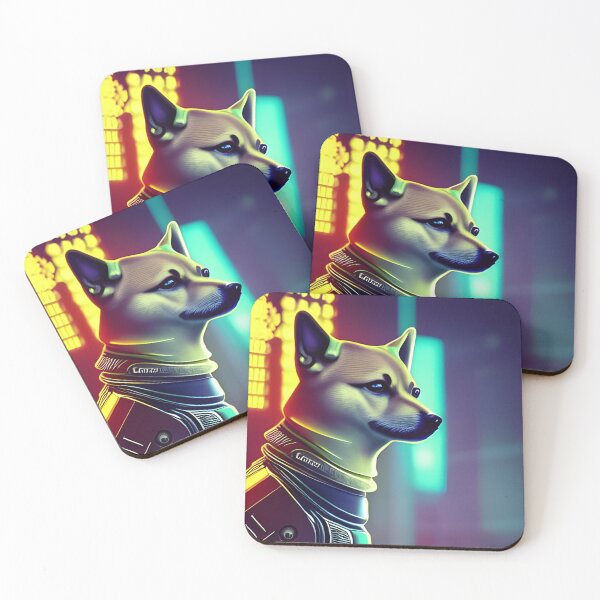 Item preview, Futuristic Shiba Inu designed and sold by Adjoga.