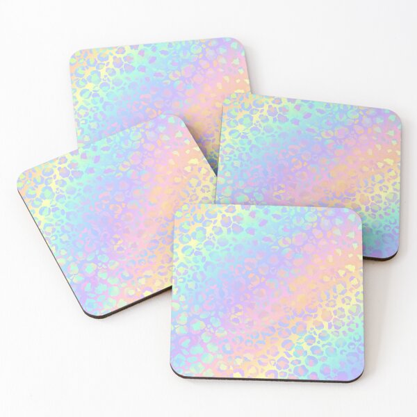 Item preview, Pastel Rainbow Opal Gradient Cheetah designed and sold by newburyboutique.