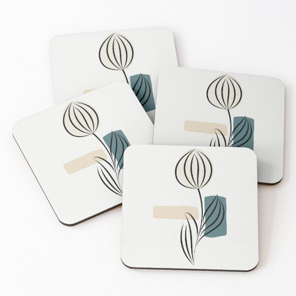 Item preview, Modern Midcentury Botanical Floral Leaf Plant Shape 2023 COTY Vining Ivy PPG1148-6 Accents designed and sold by MLA-Artwork.