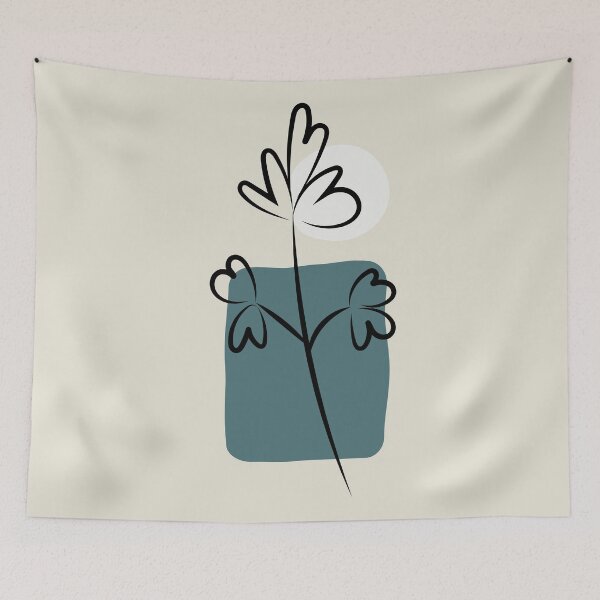 Item preview, Modern Midcentury Botanical Leaf Plant Shape Graphic Design 2 2023 COTY Vining Ivy PPG1148-6 Accents designed and sold by MLA-Artwork.
