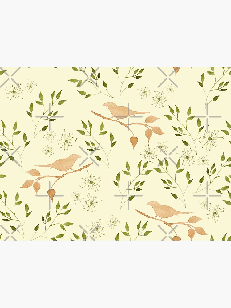 Thumbnail 3 of 3, Sticker, Woodland Birds designed and sold by BeckmogArt.
