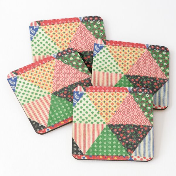 Item preview, Vintage Triangular Patchwork Pattern designed and sold by designforum1968.