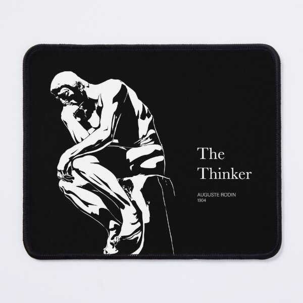 Item preview, 'The Thinker' by Rodin Fine Art Illustration designed and sold by rpalesca.
