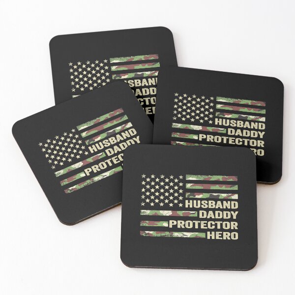 Item preview, Husband Dad Protector Hero Fathers Day Flag designed and sold by Abaddon-art.