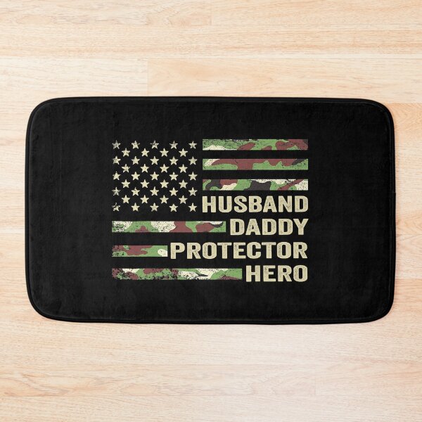 Item preview, Husband Dad Protector Hero Fathers Day Flag designed and sold by Abaddon-art.