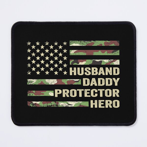 Item preview, Husband Dad Protector Hero Fathers Day Flag designed and sold by Abaddon-art.