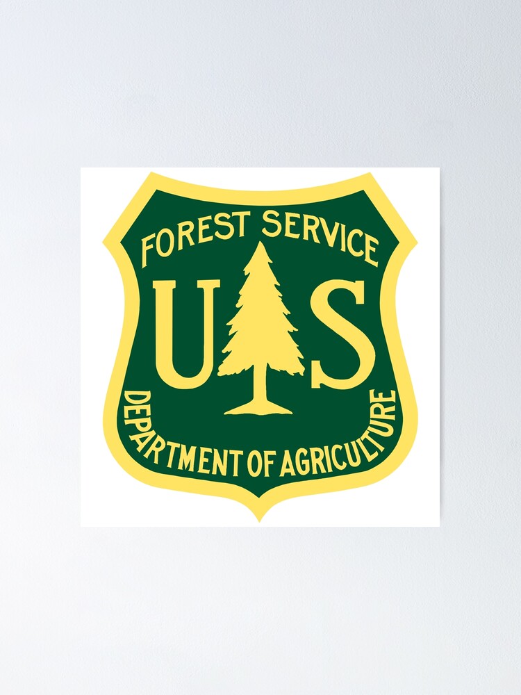"United States Forest Service Logo" Poster for Sale by WhimzyArts Redbubble