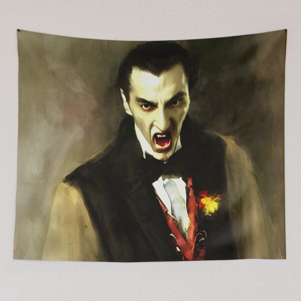 Item preview, Portrait of Dracula designed and sold by dabblerscorner.