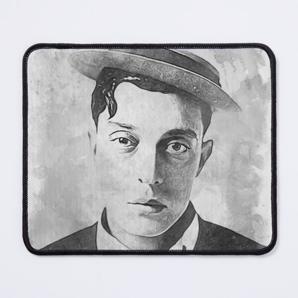 Item preview, Buster Keaton Art - watercolor bw - D6 designed and sold by DecoVintage.