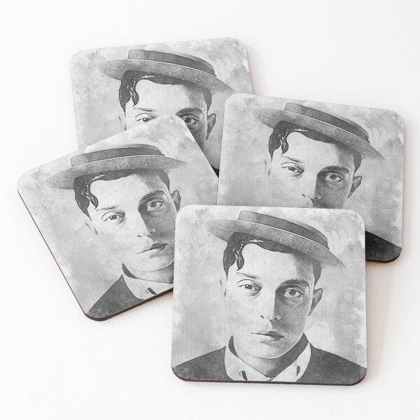 Item preview, Buster Keaton Art - watercolor bw - D6 designed and sold by DecoVintage.