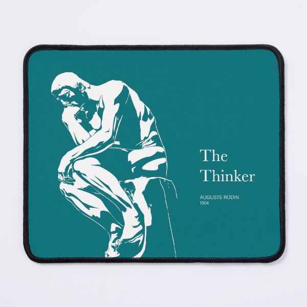 Item preview, 'The Thinker' by Rodin Fine Art Illustration designed and sold by rpalesca.