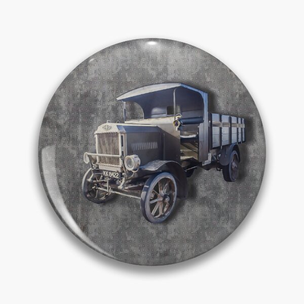 Item preview, Vintage Car on a Rusted Metal background The London Bus Museum designed and sold by CrystalsArtPaws.