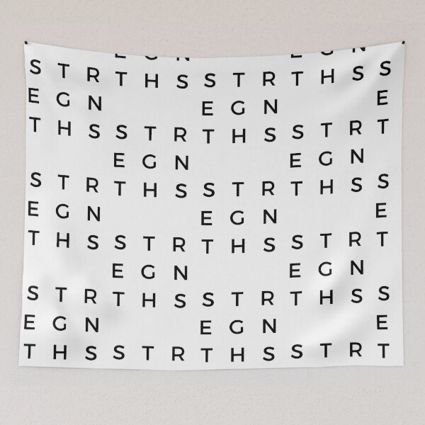 Item preview, Strengths Team 3x3 grid Catch phrase designed and sold by moderncrazeshop.