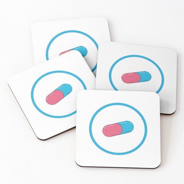 Item preview, Red and blue pill designed and sold by zarifiqbal.