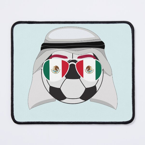 Item preview, Mexico Flag inside Sunglasses on a Soccer ball Wearing an Agal designed and sold by Dexter Freeman.