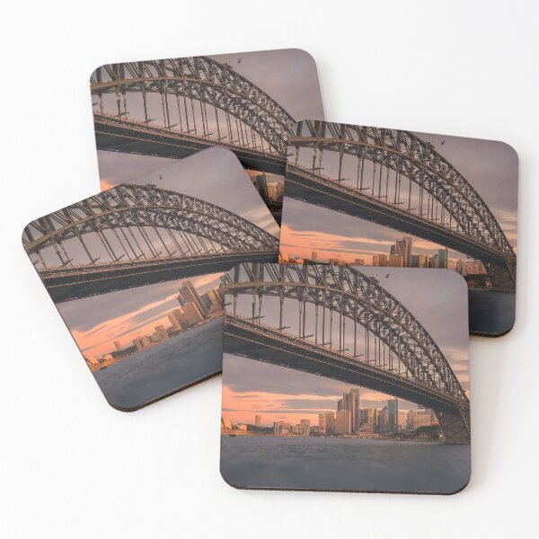 Item preview, Famous Places | Perfect Gift for Travel Lovers | City Midnight Lights | Sydney Harbour Bridge designed and sold by NostalgicLatin.