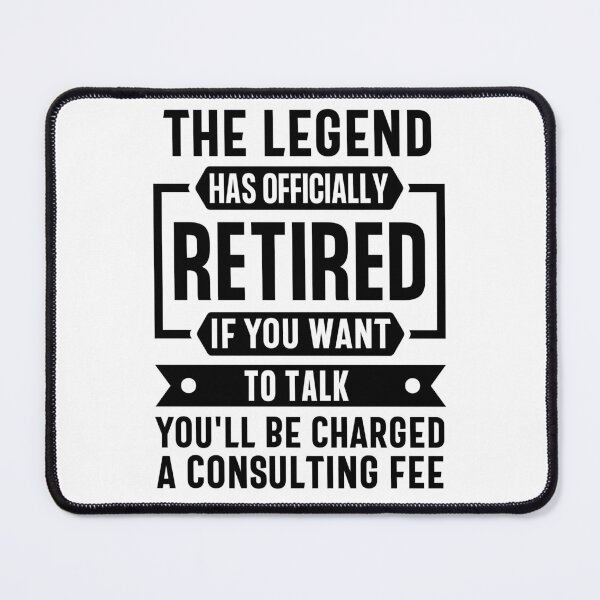 Item preview, The Legend Has Officially Retired Funny Retirement designed and sold by Pillowaza.
