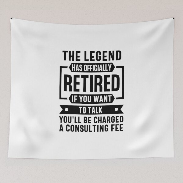 Item preview, The Legend Has Officially Retired Funny Retirement  designed and sold by Pillowaza.