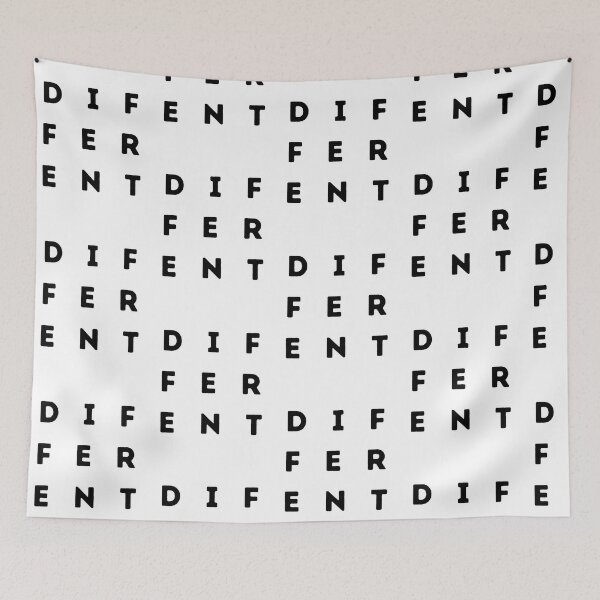 Item preview, Different is Special 3x3 grid Catch phrase designed and sold by moderncrazeshop.