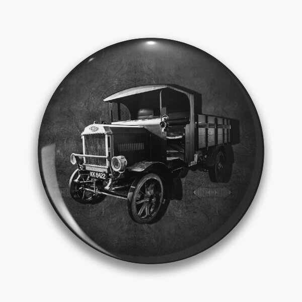 Item preview, Vintage Car on a Rusted Metal background The London Bus Museum No.2 designed and sold by CrystalsArtPaws.