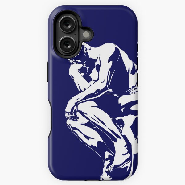 'The Thinker' by Rodin Fine Art Illustration iPhone Tough Case