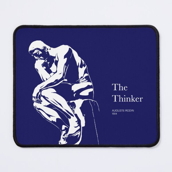 Item preview, 'The Thinker' by Rodin Fine Art Illustration designed and sold by rpalesca.