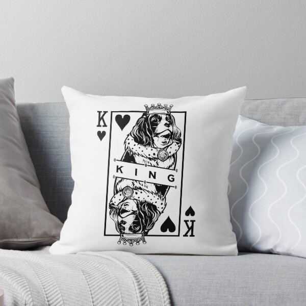Item preview, Cavalier King Charles Spaniel King Of Hearts Dog Pop Art designed and sold by GrandeDuc.