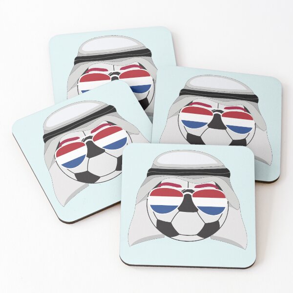 Item preview, The Netherlands Flag inside Sunglasses on a Soccer ball Wearing an Agal designed and sold by Dexter Freeman.
