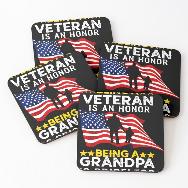 Item preview, Veteran Is An Honor Grandpa Is Priceless  designed and sold by broter199.