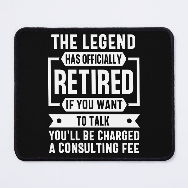 Item preview, The Legend Has Officially Retired Funny Retirement designed and sold by Pillowaza.