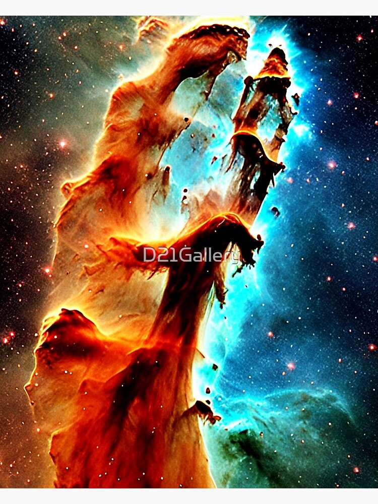 "Pillars Of Creation 3 " Poster for Sale by D21Gallery Redbubble